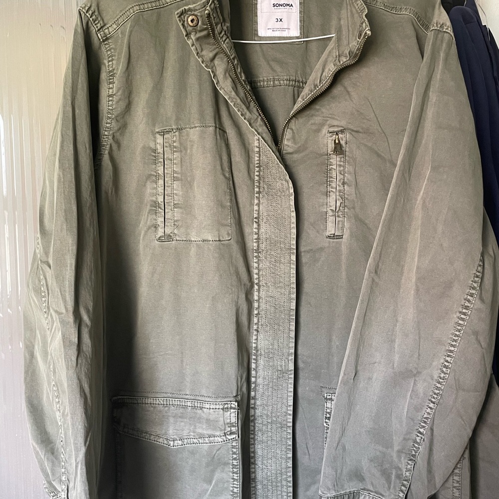 Sonoma 3x olive utility jacket - Picture 2 of 5
